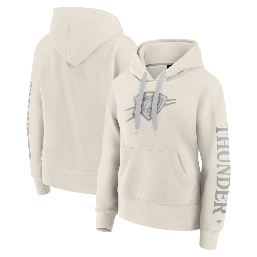 Oklahoma City Thunder Women's Elements Next Pullover Hoodie Cream - NBA