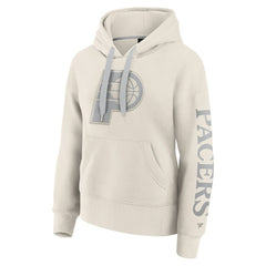 Indiana Pacers Women's Elements Next Pullover Hoodie Cream - NBA