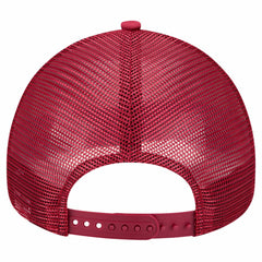 Philadelphia Phillies New Era Retro Wordmark 9FORTY A-Frame Trucker Adjustable Hat - MLB
