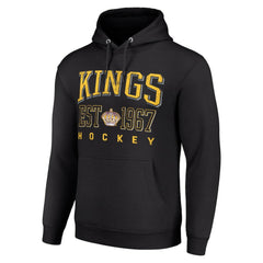 Los Angeles Kings Starter Retro Graphic Pullover Hoodie - Black - NHL