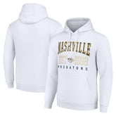 Nashville Predators Starter Graphic Pullover Hoodie - White - NHL