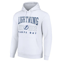Tampa Bay Lightning Starter Graphic Pullover Hoodie - White - NHL