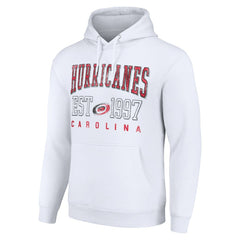 Carolina Hurricanes Starter Graphic Pullover Hoodie - White - NHL