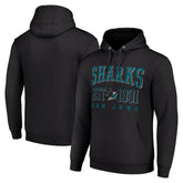 San Jose Sharks Starter Graphic Pullover Hoodie - Black - NHL