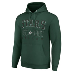 Dallas Stars Starter Graphic Pullover Hoodie - Green - NHL