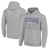 Colorado Avalanche Starter Graphic Pullover Hoodie - Heather Gray - NHL