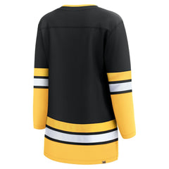 Boston Bruins Fanatics Women's Alternate 100th Anniversary Breakaway Jersey - Black - NHL