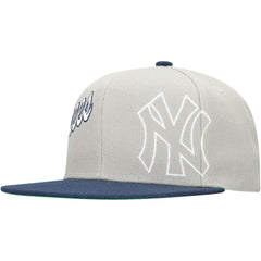 New York Yankees Mitchell & Ness Knock Out Panel Snapback Hat - MLB