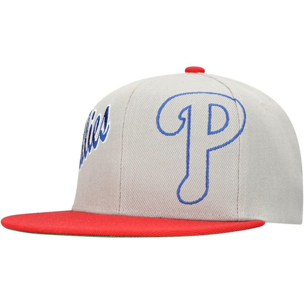 Philadelphia Phillies Mitchell & Ness Knock Out Panel Snapback Hat - MLB