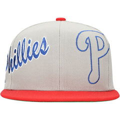 Philadelphia Phillies Mitchell & Ness Knock Out Panel Snapback Hat - MLB