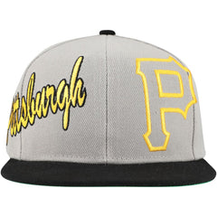 Pittsburgh Pirates Mitchell & Ness Knock Out Panel Snapback Hat - MLB