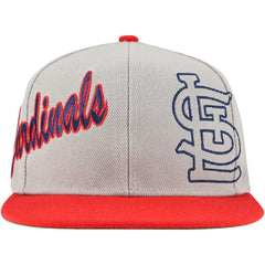 St. Louis Cardinals Mitchell & Ness Knock Out Panel Snapback Hat - MLB