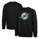 Miami Dolphins '47 Imprint Headline Pullover Sweatshirt Black | 47 brand
