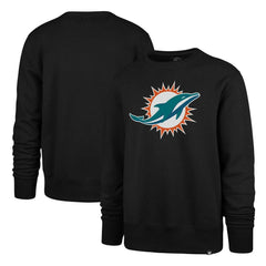 Miami Dolphins '47 Imprint Headline Pullover Sweatshirt Black | 47 brand