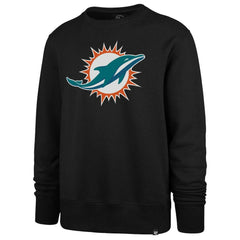 Miami Dolphins '47 Imprint Headline Pullover Sweatshirt Black | 47 brand