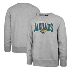 Jacksonville Jaguars '47 Varsity Block Headline Pullover Sweatshirt Gray | 47 brand