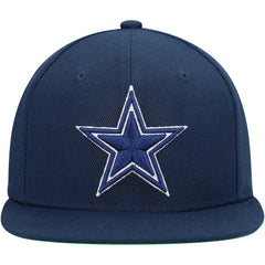 Dallas Cowboys Youth Team Ground Snapback Hat Navy | Mitchell & Ness