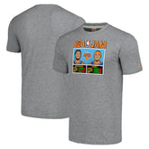 Jalen Brunson & Josh Hart New York Knicks Homage Unisex NBA Jam Tri-Blend T-Shirt Gray - NBA