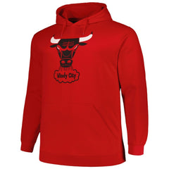 Chicago Bulls Hardwood Classics Big & Tall Pullover Hoodie Red - NBA