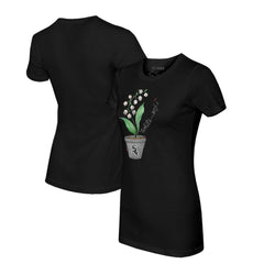 Chicago White Sox Tiny Turnip Women's Lilies & Ladybugs T-Shirt - MLB
