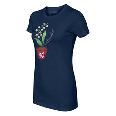 Washington Nationals Tiny Turnip Women's Lilies & Ladybugs T-Shirt - MLB