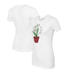 Los Angeles Angels Tiny Turnip Women's Lilies & Ladybugs T-Shirt - MLB