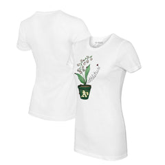 Athletics Tiny Turnip Women's Lilies & Ladybugs T-Shirt - MLB