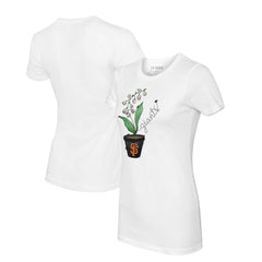 San Francisco Giants Tiny Turnip Women's Lilies & Ladybugs T-Shirt - MLB