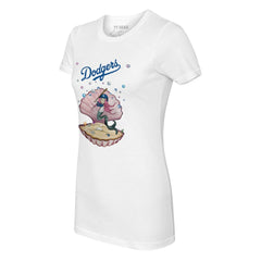 Los Angeles Dodgers Tiny Turnip Women's Mermaid T-Shirt - MLB