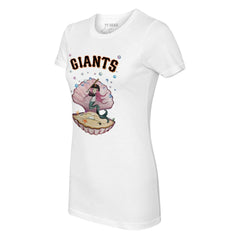 San Francisco Giants Tiny Turnip Women's Mermaid T-Shirt - MLB