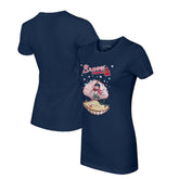 Atlanta Braves Tiny Turnip Women's Mermaid T-Shirt - MLB