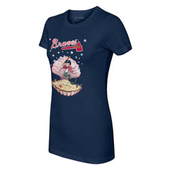 Atlanta Braves Tiny Turnip Women's Mermaid T-Shirt - MLB