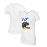 Los Angeles Dodgers Tiny Turnip Women's Monster Truck T-Shirt - MLB