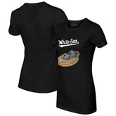 Chicago White Sox Tiny Turnip Women's Race Car T-Shirt - MLB