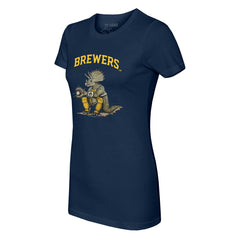 Milwaukee Brewers Tiny Turnip Women's Triceratops T-Shirt - MLB