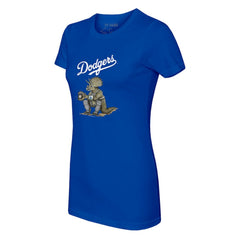Los Angeles Dodgers Tiny Turnip Women's Triceratops T-Shirt - MLB