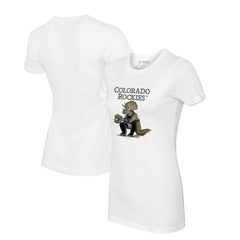 Colorado Rockies Tiny Turnip Women's Triceratops T-Shirt - MLB