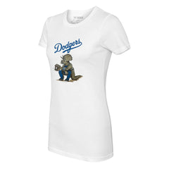 Los Angeles Dodgers Tiny Turnip Women's Triceratops T-Shirt - MLB