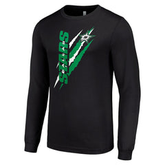 Dallas Stars Starter Color Scratch Long-Sleeve T-Shirt - Black - NHL