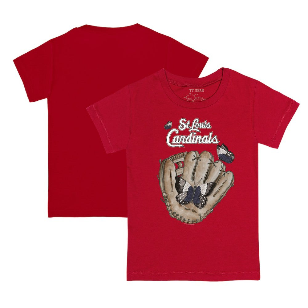 St. Louis Cardinals Tiny Turnip Youth Butterfly Glove T-Shirt - MLB