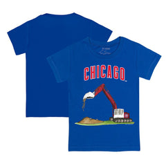 Chicago Cubs Tiny Turnip Youth Excavator T-Shirt - MLB