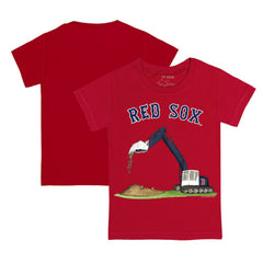 Boston Red Sox Tiny Turnip Youth Excavator T-Shirt - MLB