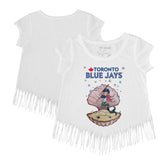 Toronto Blue Jays Tiny Turnip Girls Youth Mermaid Fringe T-Shirt - MLB