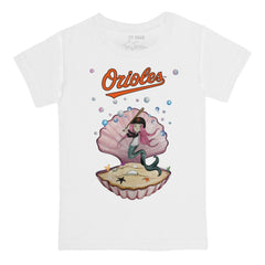 Baltimore Orioles Tiny Turnip Youth Mermaid T-Shirt - MLB