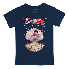Atlanta Braves Tiny Turnip Youth Mermaid T-Shirt - MLB