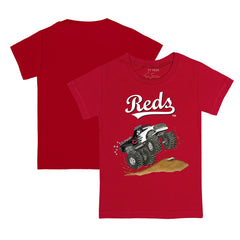 Cincinnati Reds Tiny Turnip Youth Monster Truck T-Shirt - MLB