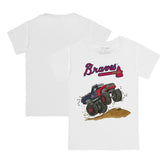 Atlanta Braves Tiny Turnip Youth Monster Truck T-Shirt - MLB