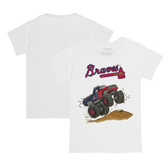 Atlanta Braves Tiny Turnip Youth Monster Truck T-Shirt - MLB