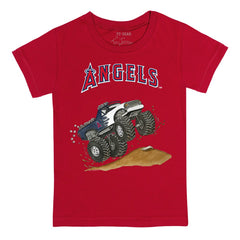 Los Angeles Angels Tiny Turnip Youth Monster Truck T-Shirt - MLB