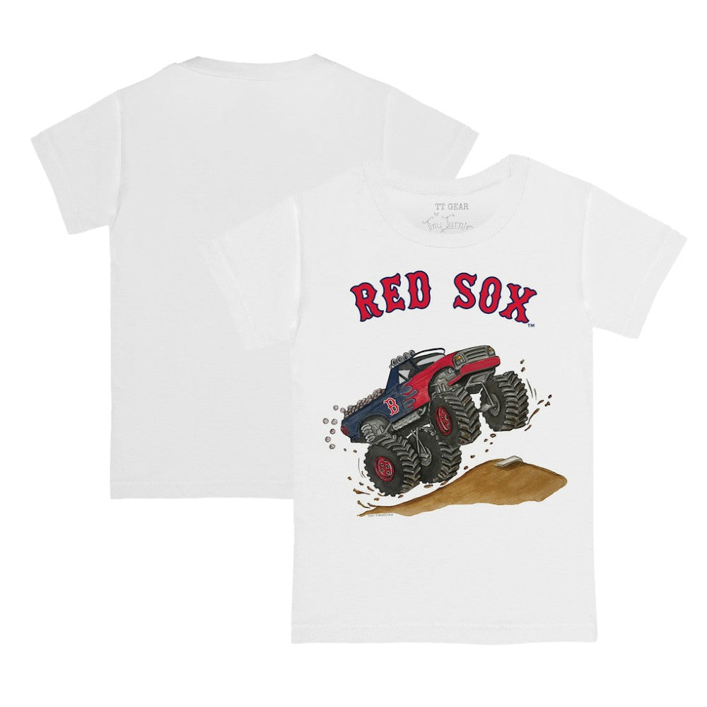Boston Red Sox Tiny Turnip Youth Monster Truck T-Shirt - MLB